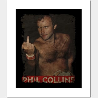 TEXTURE ART-Phil Collins - RETRO STYLE 1 Posters and Art